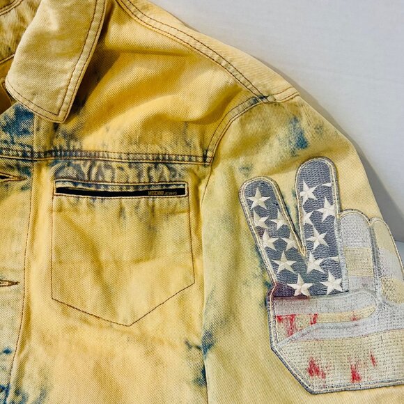Moschino (RARE) Blonde Denim Jacket - Picture 3 of 11